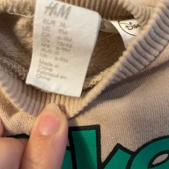 H&M Disney Matching Set - 6/9 M - Picture 2 of 5